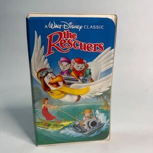 The Rescuers VHS Walt Disney Classic Animated Movie Clamshell Case 1399 NTSC